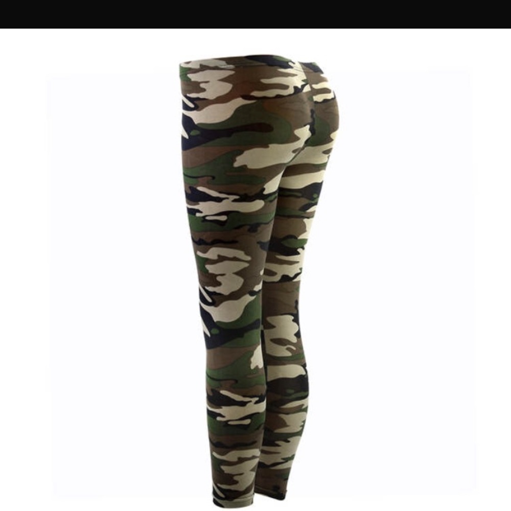 Camo High Rise Leggings - Picture 3 of 6